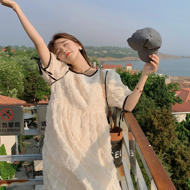 新款现货提花连衣裙2219-P125-K168图片