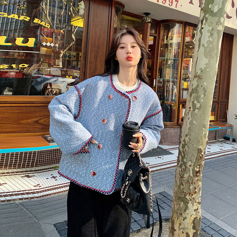 现货小香风毛呢短外套2C198-3605-P175K238,女装短外套,2C198