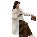 现货70毛双面羊绒大衣2C115-2156-P260-K368，女装毛呢外套，2C115