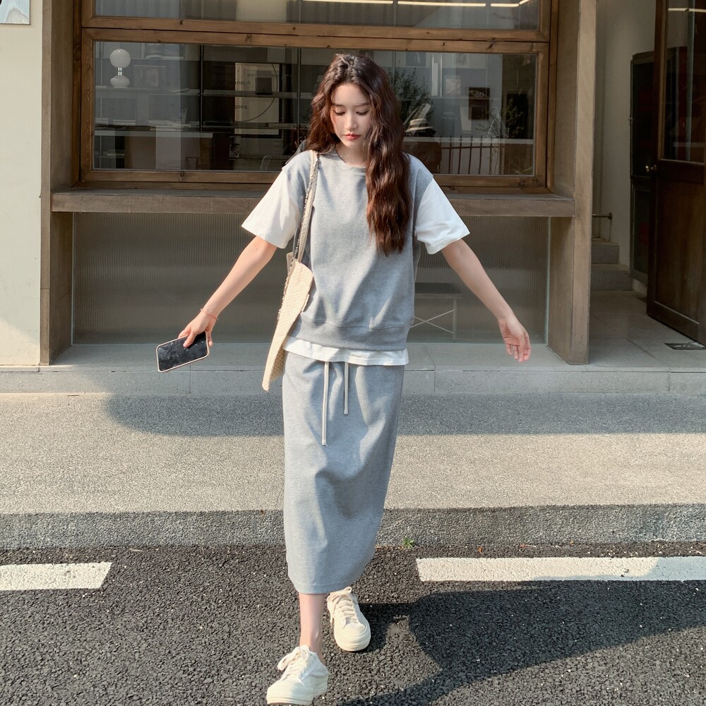 今天新品/现货运动休闲假两件套装2C275-5530-P145-K228,女装套装/套裙,2C275