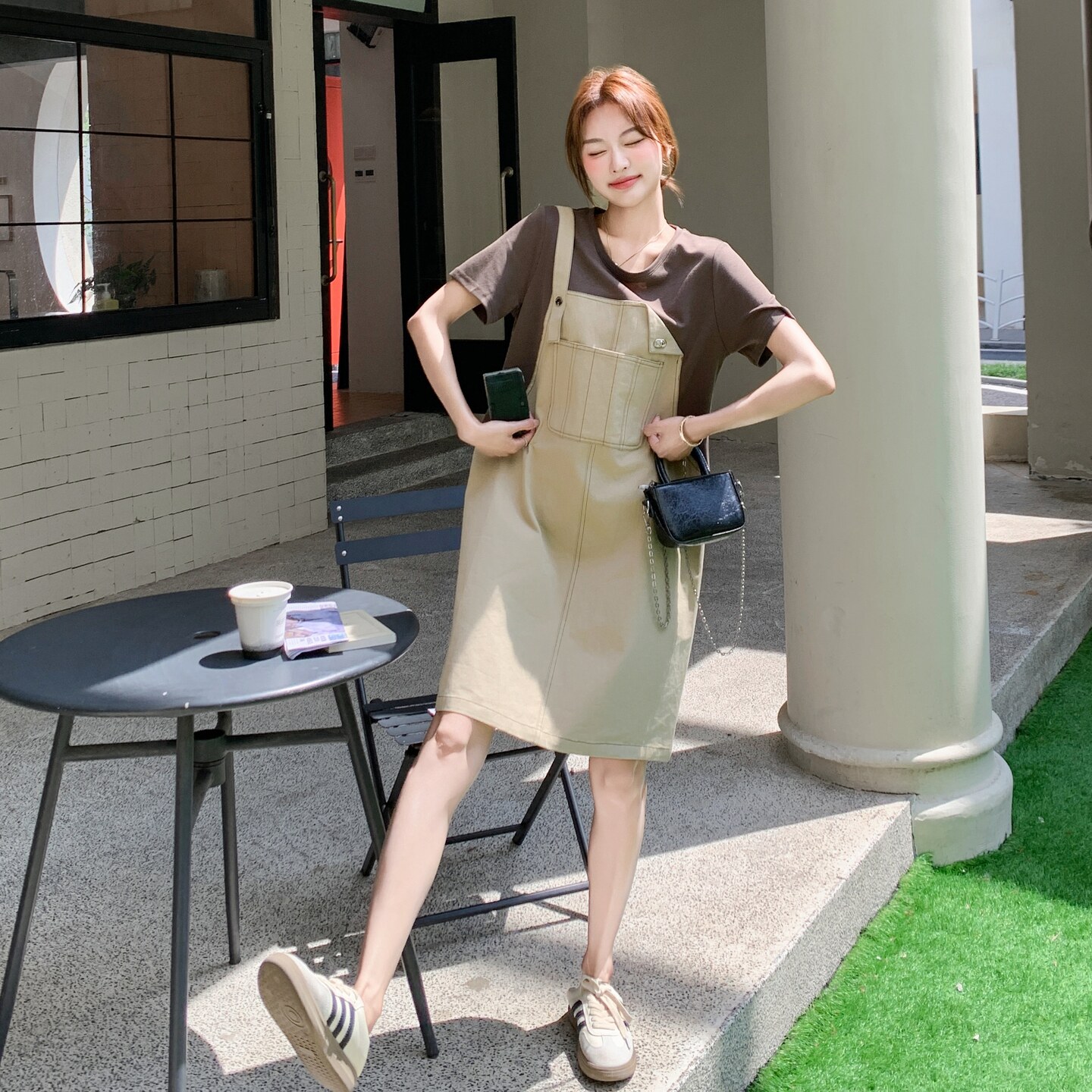 现货主推25夏装新款休闲假两件套连衣裙2D044-767-P115-K175,女装连衣裙,衣珂纱朗
