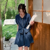 【大货已出】2025夏季套装精品牛仔两件套2C112-C320-P110-K168，女装套装/套裙，2C112