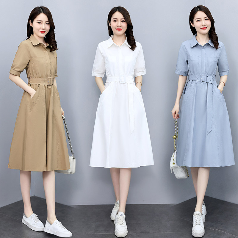 2025夏装新款纯色连衣裙6017-1，女装连衣裙，奕可儿,女装连衣裙,奕可儿