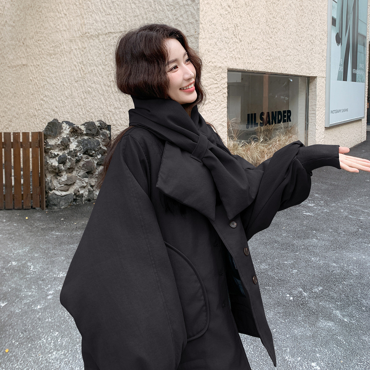 【现货】+配围巾高颜值90绒羽绒服2C301-1393-P295-K448,女装羽绒服,2C301