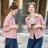 西装小个子上衣西服女士短款春季秋季宽松显瘦秋冬春秋气质洋气，女装短外套，吾爱衣