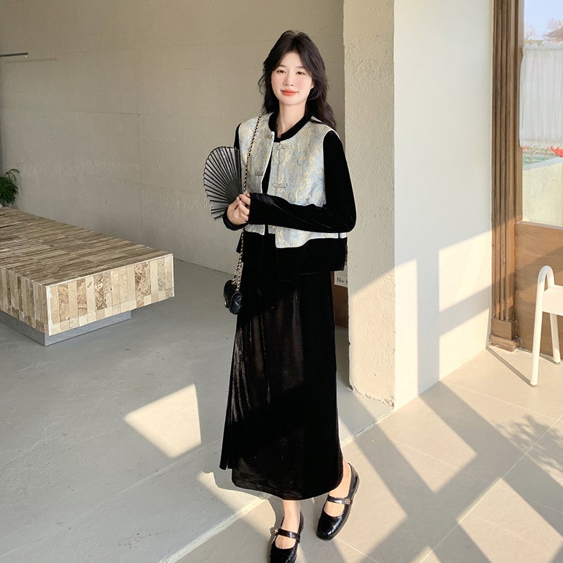 时尚风两件套套装2C098-8509P155K228,女装连衣裙,2C098