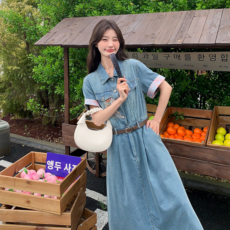 【现货】牛仔连衣裙女2025夏季新款女装裙子2C227/2516/P150K208,女装连衣裙,2C227