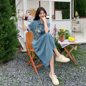 【现货】牛仔连衣裙女2025夏季新款女装裙子2C227/2516/P150K208图片