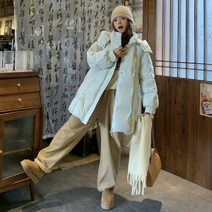 现货2026新款新标90羽绒马卡龙色羽绒服2D009-Y25P350控528图片