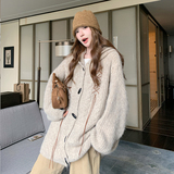 新款，大货0）兔耳朵针织外套2D120-F579-P145-K218，女装短外套，2D120