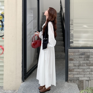 法式黑色马甲连衣裙两件套女春秋2025新款优雅气质超火裙子高级感图片