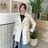 大货已出！秋新款短款风衣外套2C127-8819-P140-K198，女装风衣，2C127
