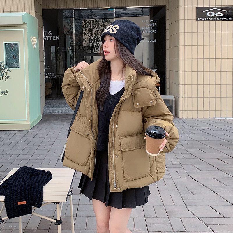 新品2025冬季贴标连帽棉衣2C032859P165K248,女装棉衣/棉服,2C032