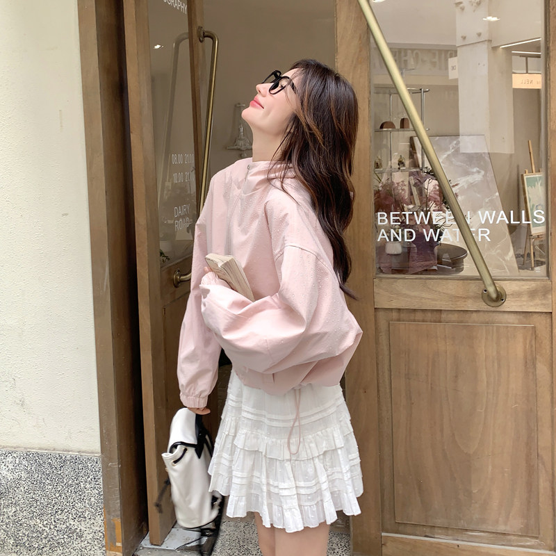 bao款档口现货2025新款女装秋装水钻风衣外套266-p140-k198,女装短外套,2C266