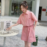 夏新款季粉色工装连体裤2c371-8582-P105-K158，女装连体裤，2C120