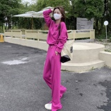 【秋款现货】时尚纯色卫衣套装088-1935p135控198，女装套装/套裙，2C088