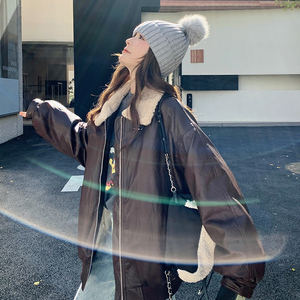 冬季现货 休闲蛋白皮羽绒服外套2C300-9950-P295-K439图片