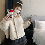 新款现货牛皮绒皮毛一体两面穿机车服P185K278，女装短外套，2C333