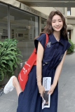 2025夏季新款日系减龄宽松显瘦减龄连衣裙女设计感刺绣花朵衬衫裙，女装连衣裙，2C258
