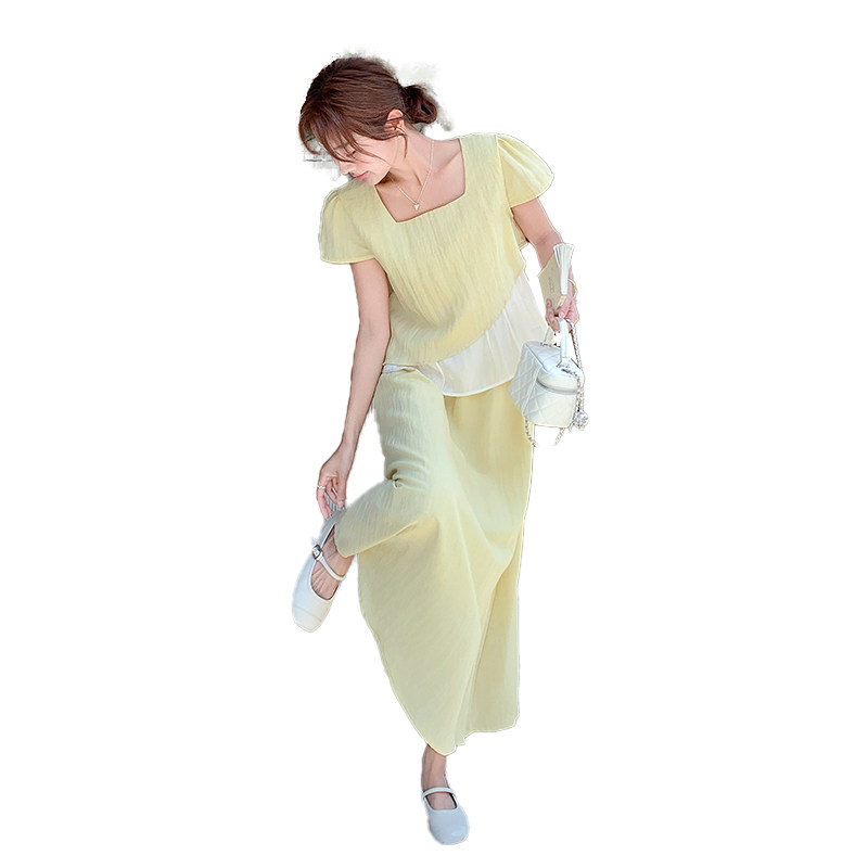 夏季新品假两件小衫＋半裙两件套2C2851850P165K248,女装套装/套裙,2C285