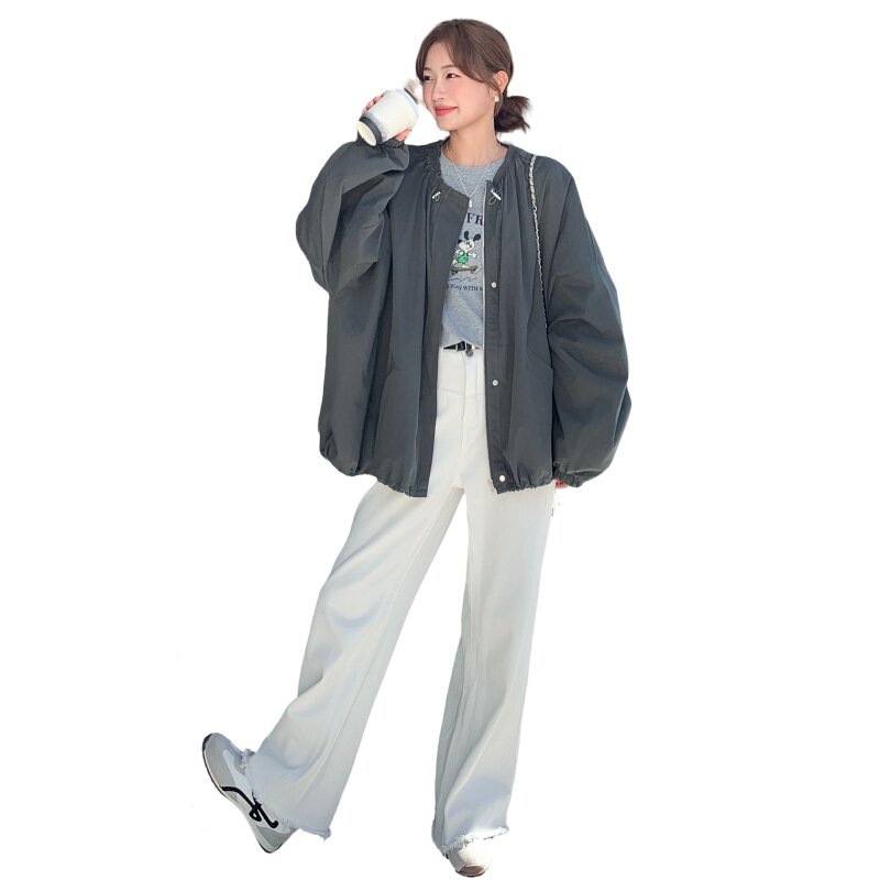 大货韩版宽松oversize工装外套2C206-L591-P165-K248,女装短外套,2C206
