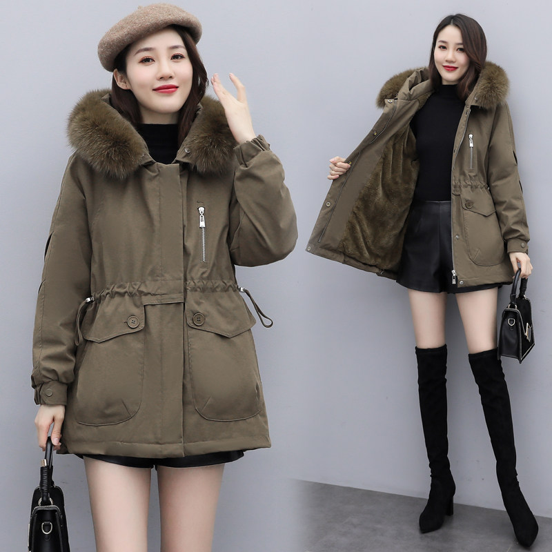 现货！23新款派克服大码毛毛保暖棉衣外套1C086-P195-K278图片