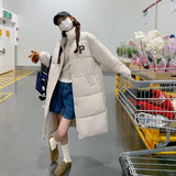 现货棉服女2025冬季新款中长款学院风棉袄2C206-L20-P175-K258，女装棉衣/棉服，2C206