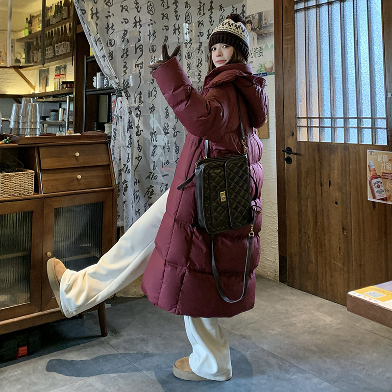 现货2026新款冬季长款羽绒高克重新标90绒2D009-Y19-P390控588,女装羽绒服,2D009