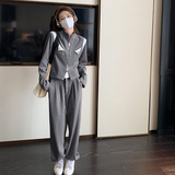 现货灯芯绒休闲时尚套装C158-8301-P145-K218，女装套装/套裙，2C158