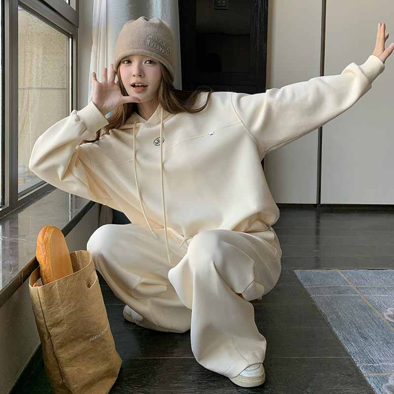 2025春季原创印花字母韩版卫衣套装大货已出P175-K228,女装套装/套裙,2C317