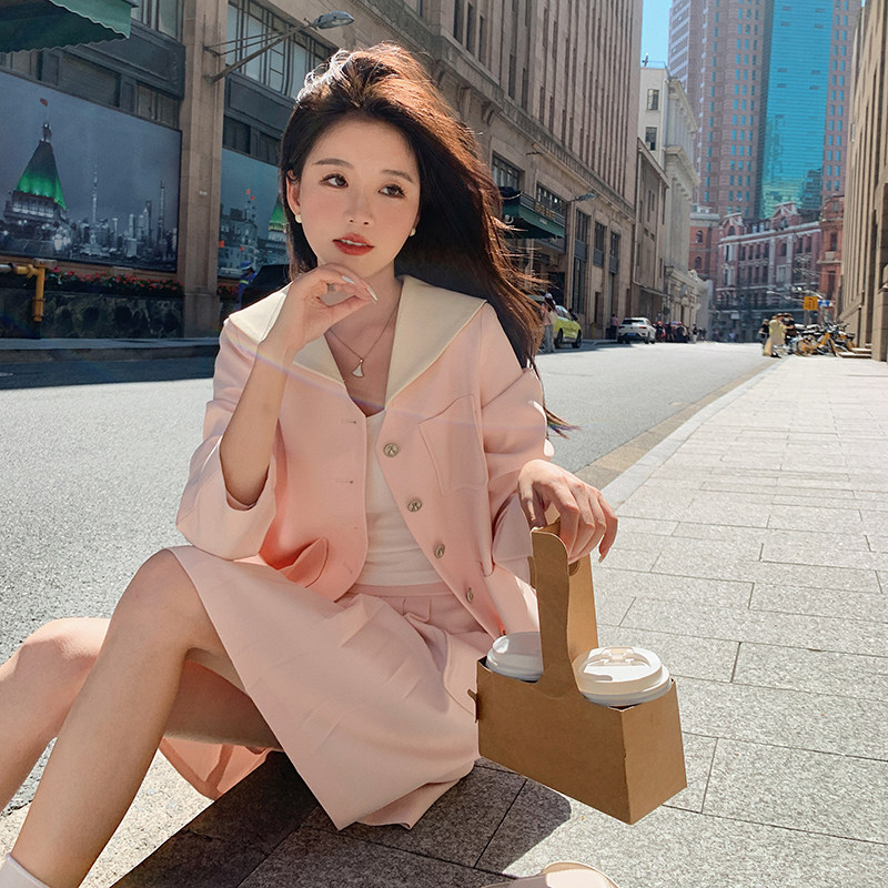 【现货】小香风套装粉色少女感088-8833P145K198,女装套装/套裙,2C088