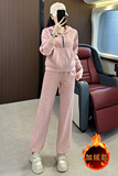 女秋冬新款宽松显瘦卫衣直筒裤两件套，女装套装/套裙，2C310