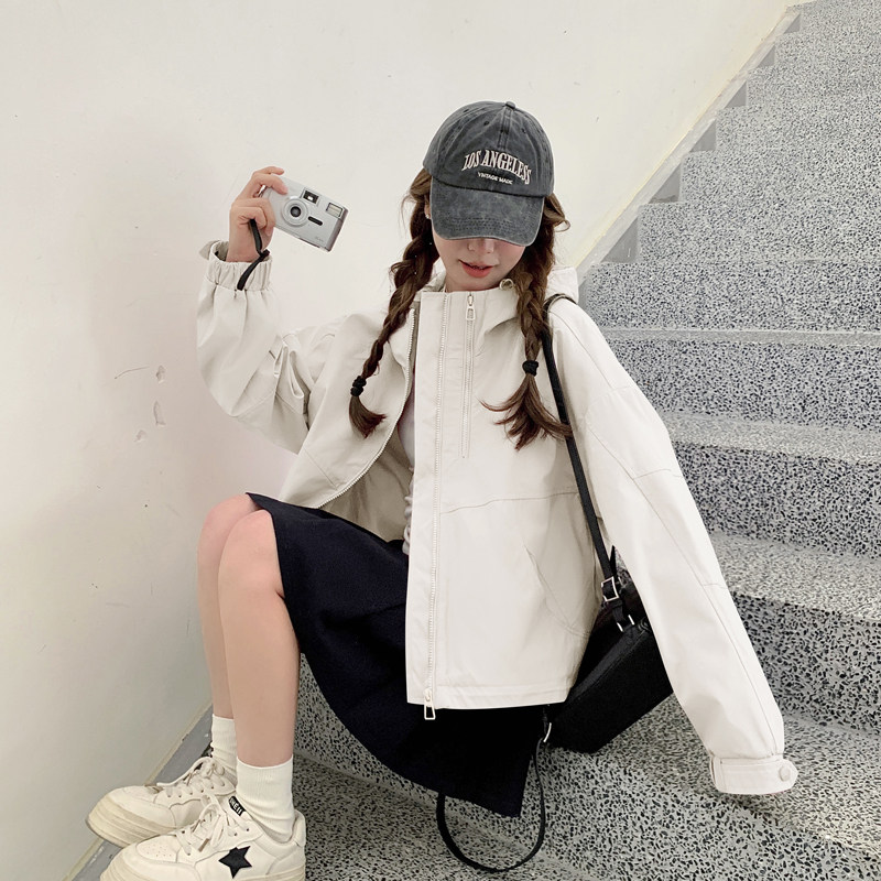 档口现货2025春装女装新款韩版休闲短外套风衣253-p125-k178,女装短外套,2C266