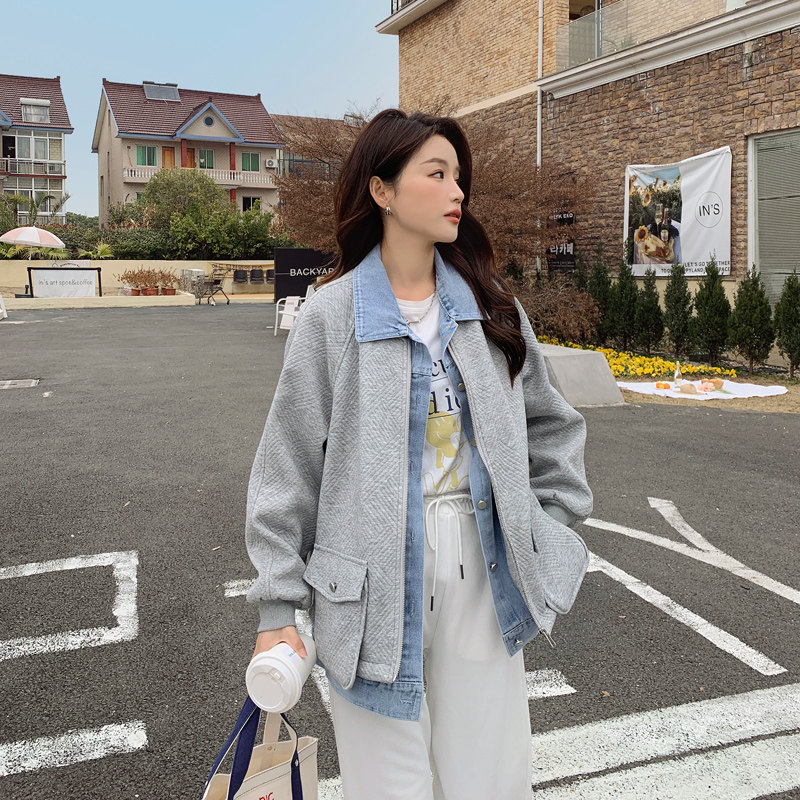 【档口现货】2025新款牛仔女装韩版休闲外套女266-P125-L175,女装短外套,2C266