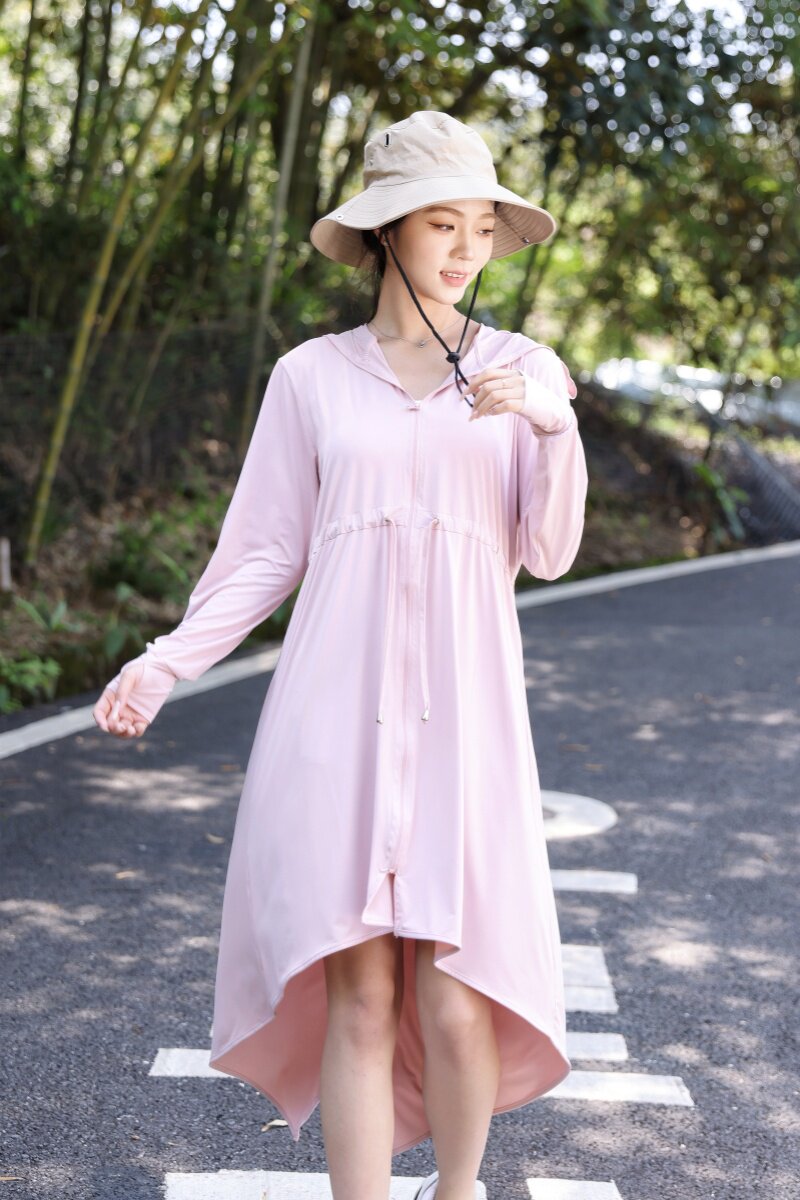 2025夏季新款防晒服长款RF2C290-5838#-P75-K128,女装防晒衣,2C290