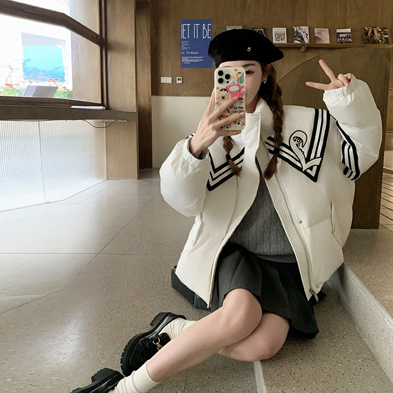 大量现货2025年冬季新款拼接90绒羽绒服2C098-8969P315K478,女装羽绒服,2C098