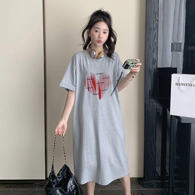 3305款夏季学院风三维logo设计连衣裙P90K138,女装连衣裙,2C333