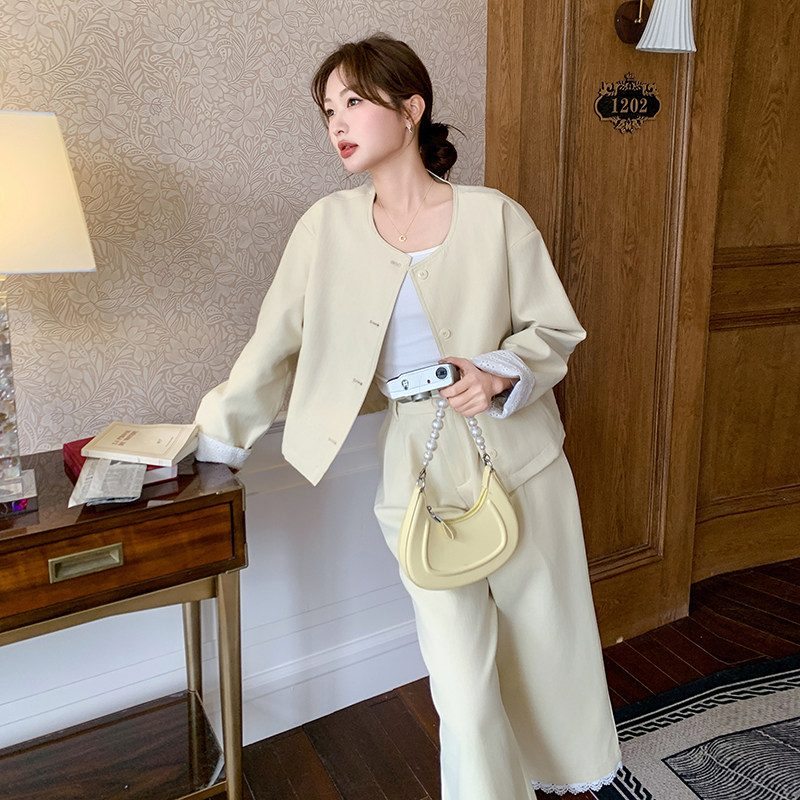 现货蕾丝花边拼接套装2C117-1754P165K238,女装套装/套裙,2C117
