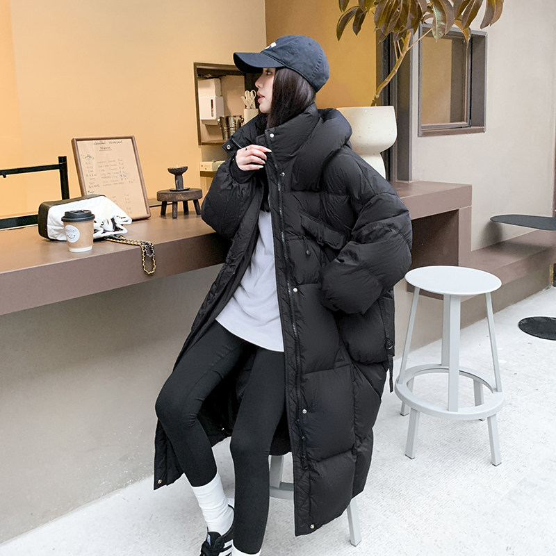 大量备货热销羽绒棉休闲加厚棉服欧版气质女长款棉衣外套P195K278,女装羽绒服,2C311