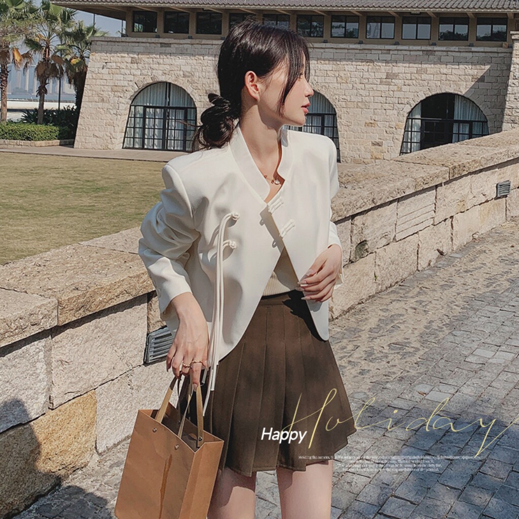 2C077-9011大货已出主推款原创新中式小西装外套P125K178,女装西装,2C077