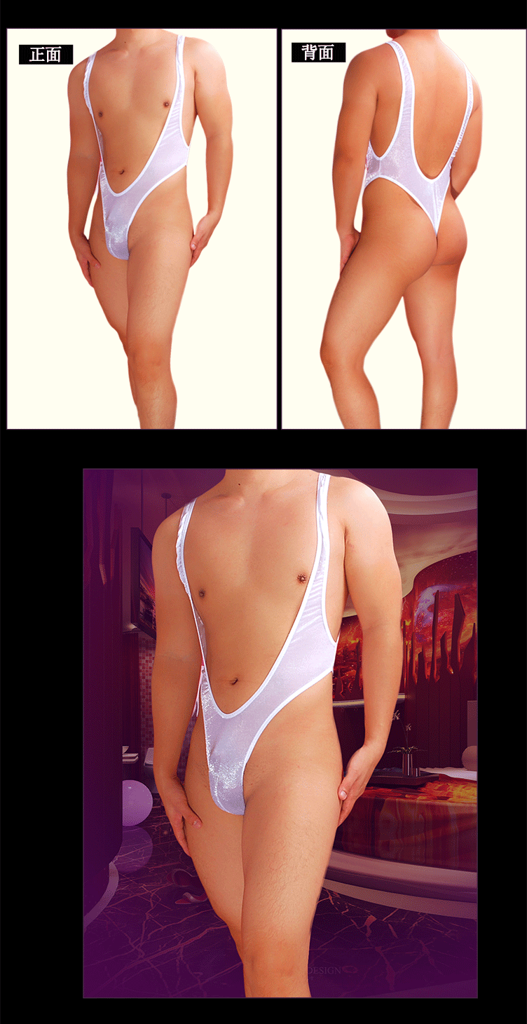 Cặp vợ chồng leotard chặt chẽ đồ lót sexy quần sexy kính ánh sáng trong suốt len ​​T Teddy đồ lót