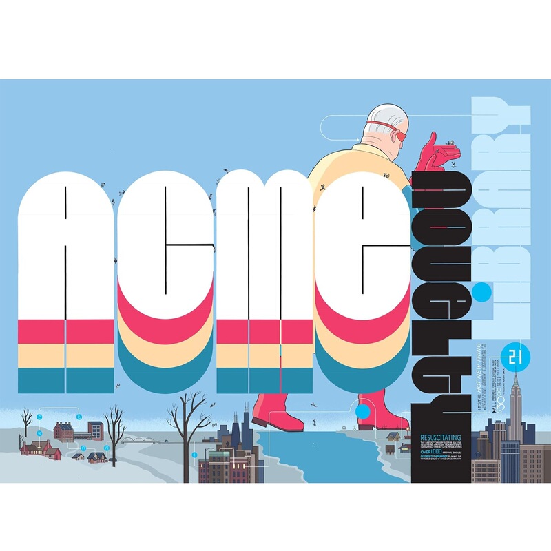 The Owner Recommends the Original Chris Ware Experimental Independent Comic the Acme Novelty Library # 21