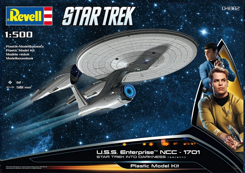 Revell Star Trek: the Dark Uncharted Frontier Enterprise Voyager Ncc-1701 Model