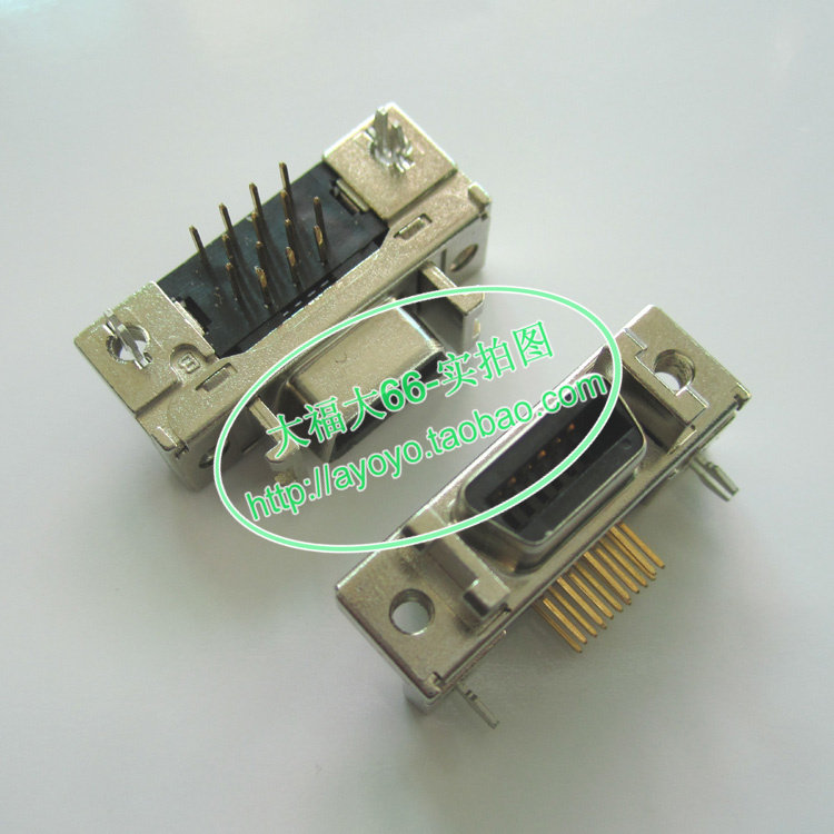 Gold-plated 3M servo drive socket 3M 10214-52A2PL 14 core 90 degree servo drive plug