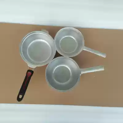 Thickened cast aluminum water scoop spoon can be added tropical handle casserole casserole ladzizi Water household commercial old flat bottom large size