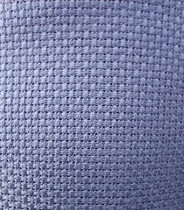 Stic 14CT gray blue 100% cotton small grid cross stitch cloth dark blue 14 grid orange edge embroidery cloth