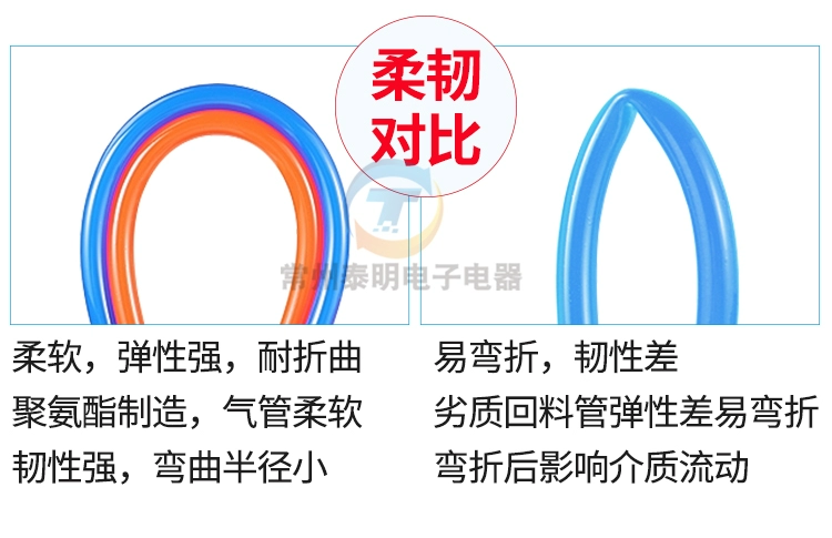 pu khí quản 8mm ống 10mm máy nén khí khí nén máy bơm không khí nén khí quản ống áp lực cao trong suốt 12m 4mm 6mm ống mềm dẫn khí nén ống hơi stnc