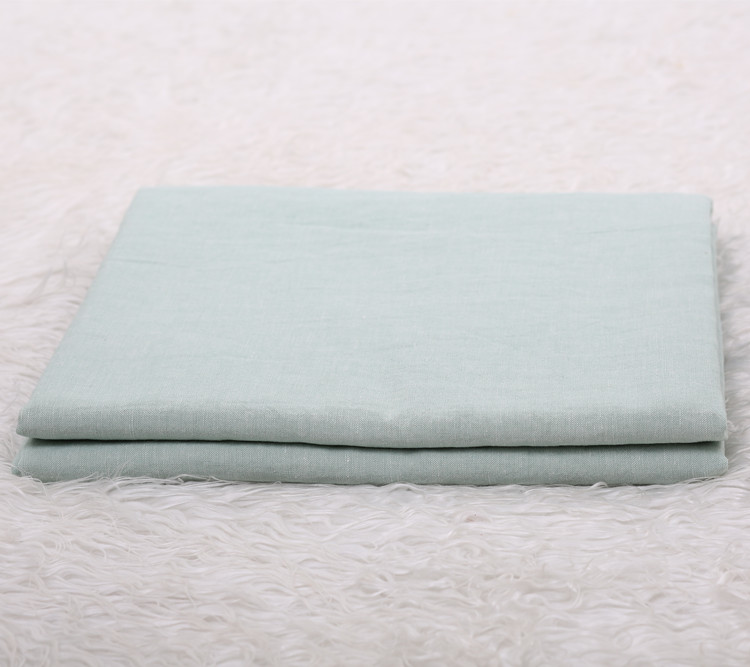 Chất liệu cotton thô huỳnh quang cũ không có vải thô, màu đơn, đơn, giường đơn, tấm trải giường bảo vệ - Trang bị Covers ga chun trải giường	