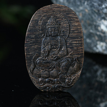 Submersible grade (Guanyin) 9 grams Brunei soft silk agarwood pendant craft carving pendant for men and women to wear as gifts