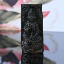 AA submersible grade (Guanyin) 20 8 grams Brunei black chess agarwood pendant carved pendant for men and women to wear as gifts